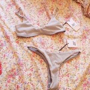 Tiger Mist bikini xs silver sparkles